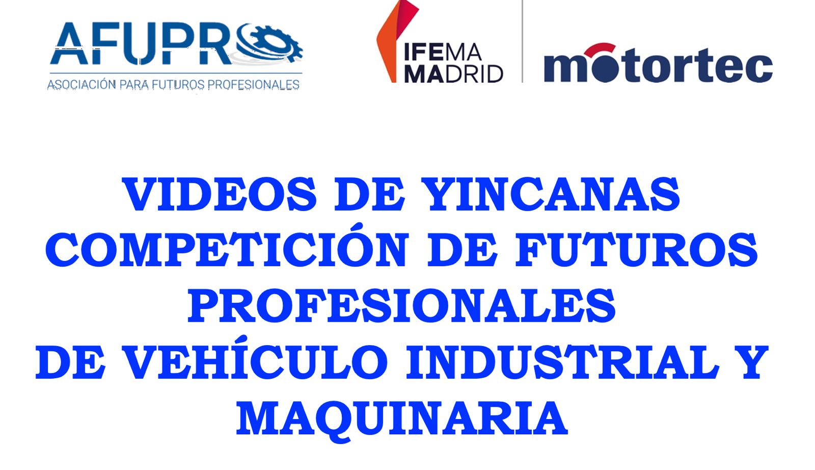 Yincanas Competición Futuros Profesionales de Vehículo Industrial y Maquinaria